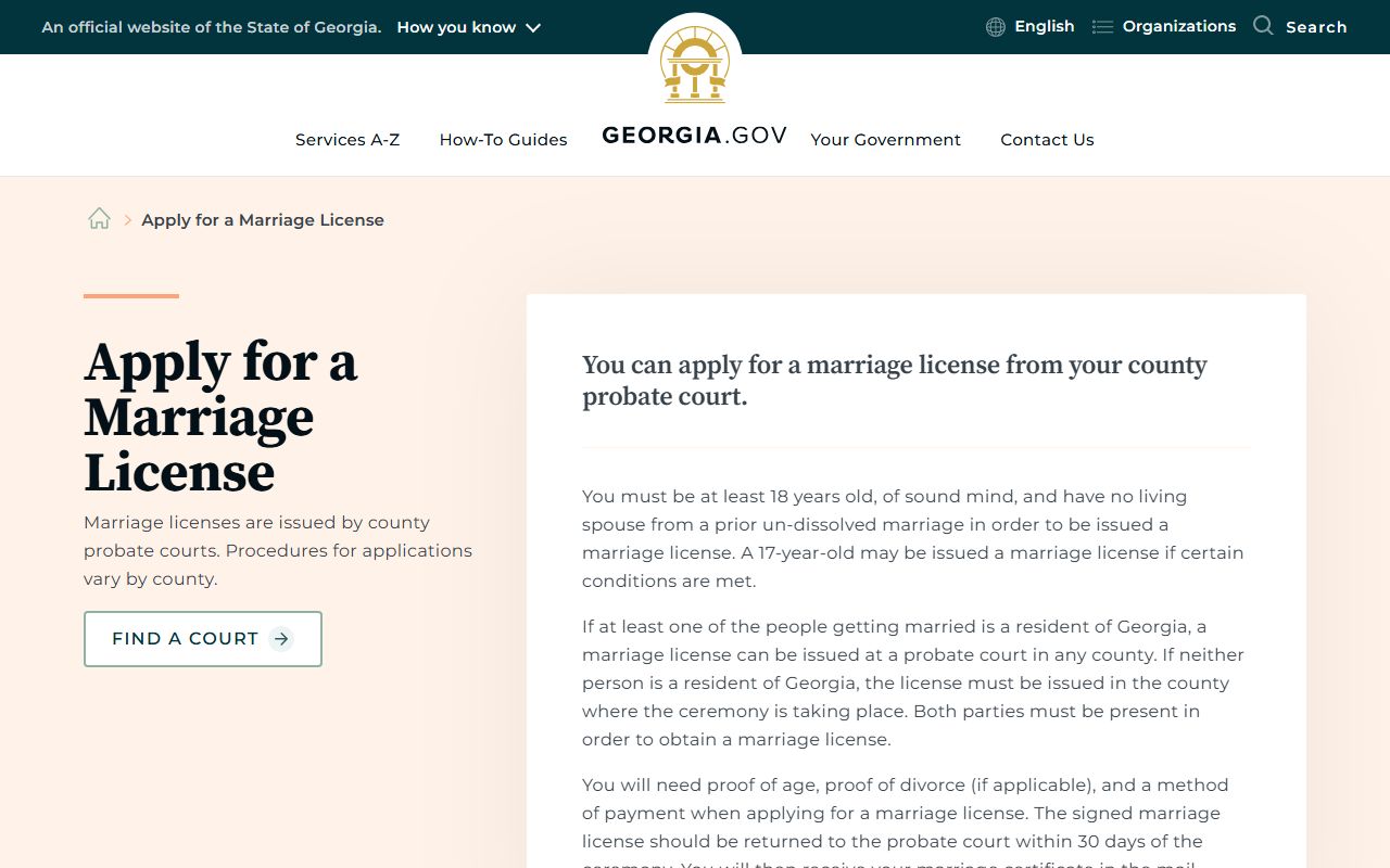 Brooks County probate records Georgia marriage license guidance